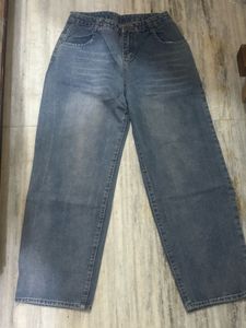 Wide Leg Denim Jeans