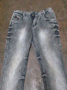 Stylish Grey Wash Jeans