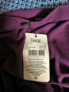 Shein Stylish Purple Wrap Skirt