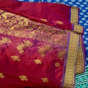 pure bangalore silk saree