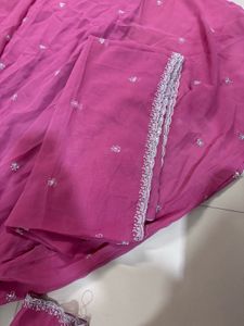 Beautiful Purple Embroidered Kurta Set