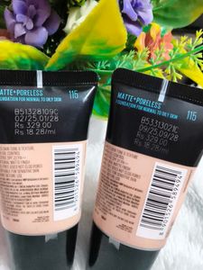 Pack of 2 Maybelline New York Liquid Foundation, M