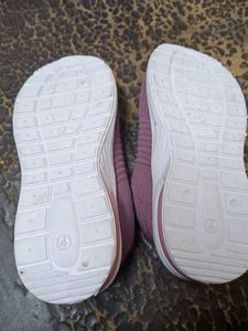 Purple Knit Slip-On Sneakers adjustable up to 5