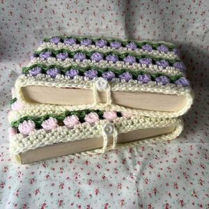 Handmade Crocheted Book Covers