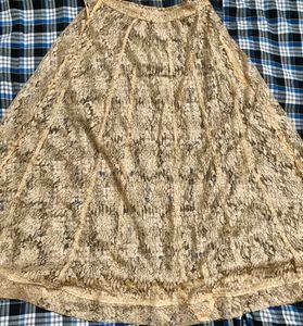Vintage Lace Maxi Skirt