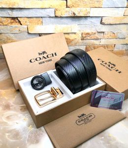 Coach Double Buckle Belt First Copy