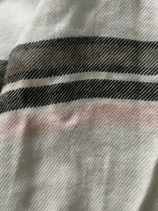 Pink And Grey Striped Shirt