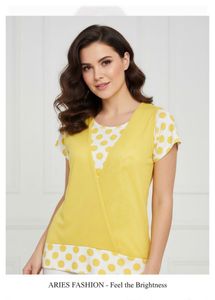 Yellow Polka Dot Top