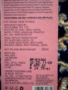 DOT &amp; KEY Eye Cream - New