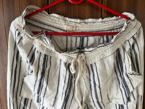 Striped Linen Pants
