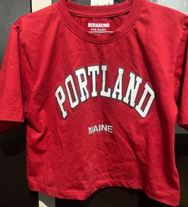 Vibrant Red Basic T-Shirt
