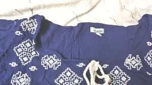 Zudio Blue Crop Top
