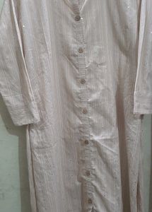 Elegant Beige Kurta Pant Set 100 rs only