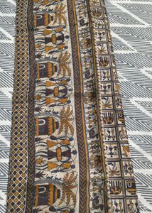 silksaree unused with thread work