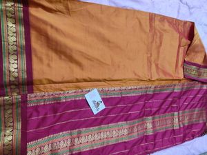 Handloom kanchi silk cotton saree