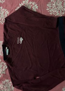 Maroon Pullover Sweater