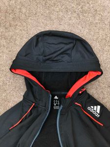 Adidas Black Zip-Up Hoodie Jacket