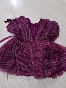 purple frock