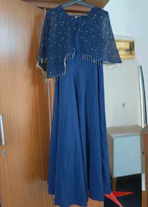 Never worn Blue Full Length Gown