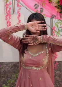 Beautiful Pink Ethnic Gown