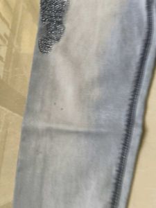 Light Wash Distressed Jeans