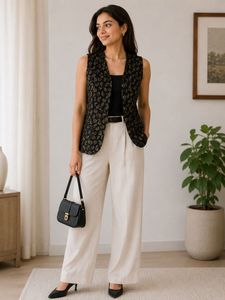 Imported Unisex Vintage Style Paisley Print Vest