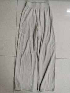 Ribbed Wide Leg Pants