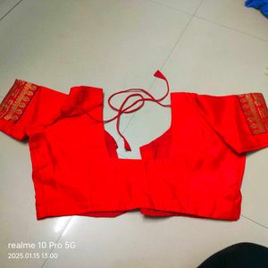 New Bright Red ♥️ Color Simple Blouse