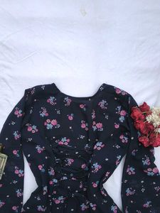 Floral Corset short Kurti 🫶🏻