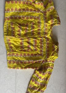 Yellow Floral Blouse