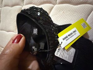 Sparkling Black Sequin Party Dress