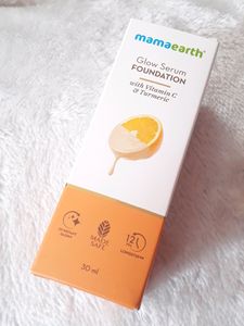 Mamaearth Glow Serum Foundation with Vitamin C &amp; T