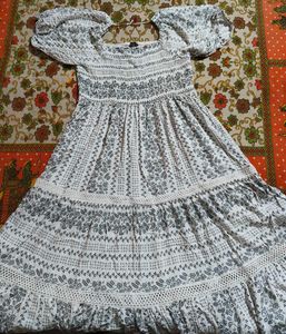 Boho Floral Print Maxi Dress
