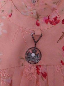 Pink Floral Kurta