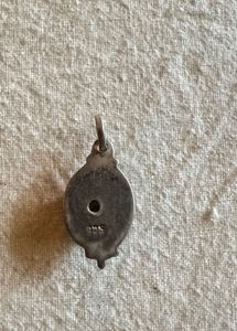 Vintage 92.5 Silver Amethyst Pendant