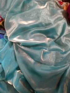 Elegant Teal Saree with Embellished Border