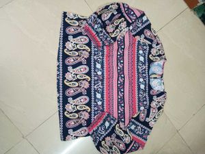 Boho Paisley Print Kurta