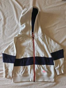 Kids Striped Zip-Up Hoodie