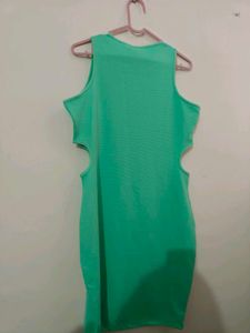 Mint Green Cutout Dress