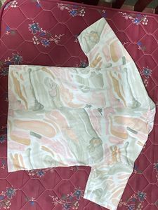 Unique Abstract Print Short Sleeve Shirt