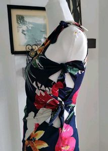 One Shoulder Floral Mini Dress