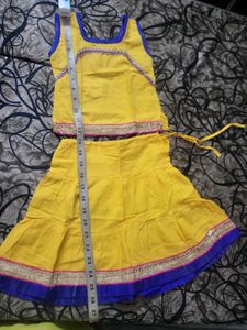 JANAMASHTMIYellow Indian RADHA Outfit (RADHA DRESS