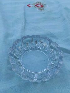 Vintage Crystal Trinket Dish