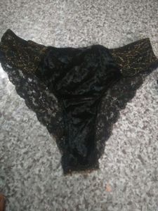 Black Lace Thong