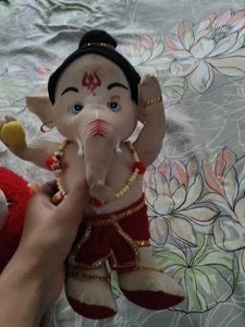 Cute Teddy Bear &amp; Ganesha Soft Toy Set