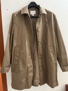 Classic Taupe Car Coat