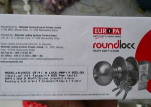 Sealed pack Europa Roundlock Heavy Duty Design