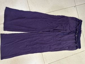 Y2K Purple Wide Leg Lounge Pants