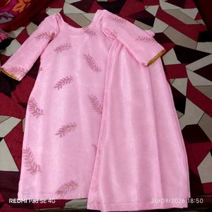 Elegant Pink Sharara Set