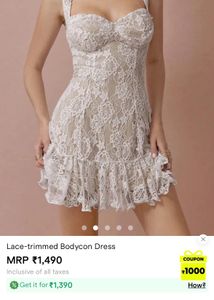 Elegant Lace Bodycon Dress